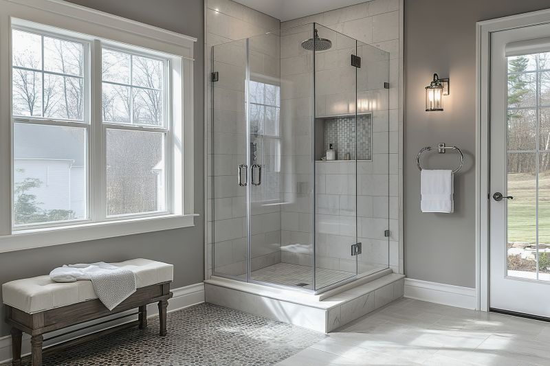 Contemporary Shower with Multiple Jets